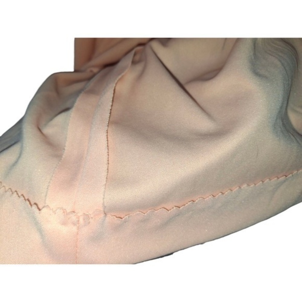 Handmade Vintage Quintessential 70s peach empire maxi dress Size S - Picture 6 of 6